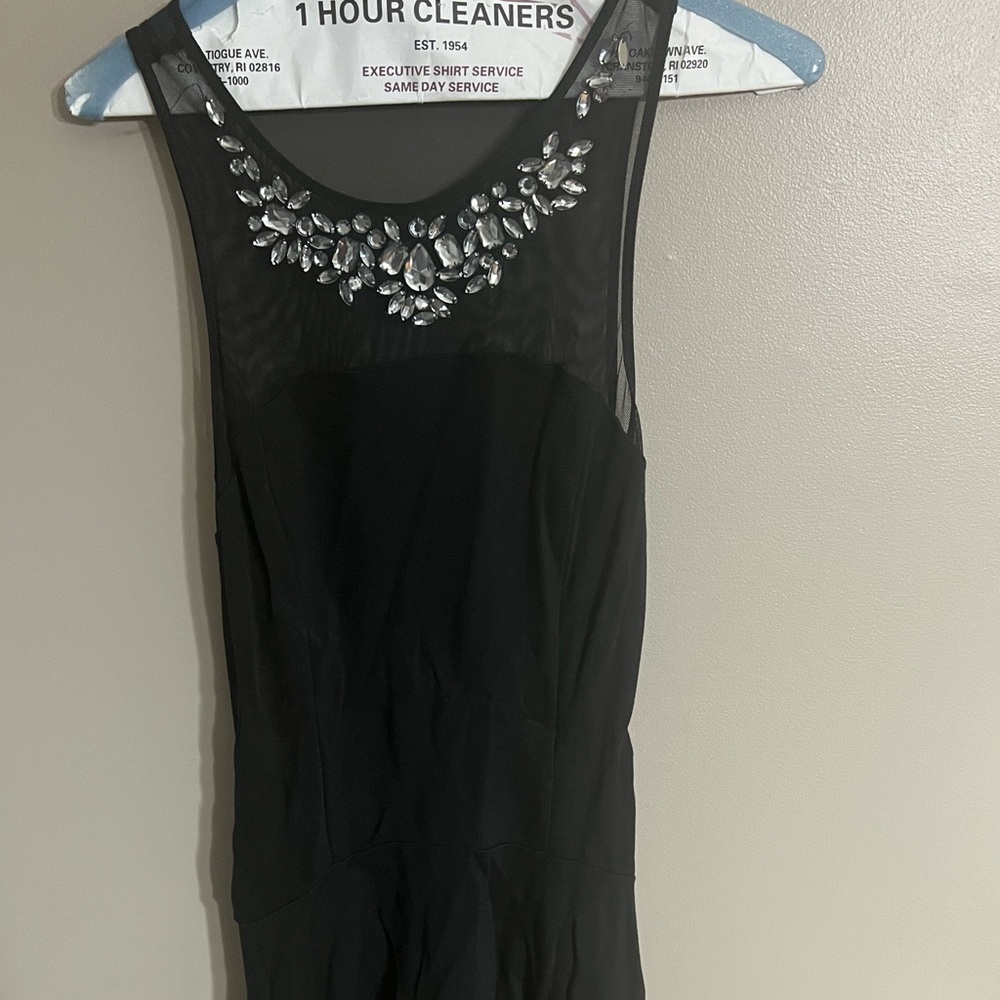 Size 2 express black mesh dress